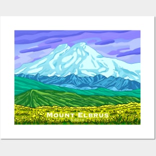 Mount Elbrus Posters and Art
